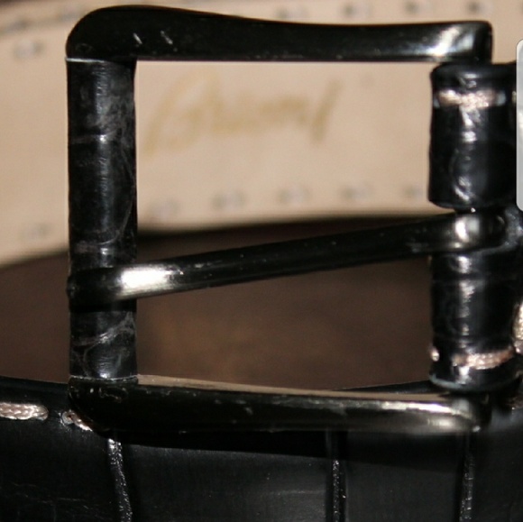 $995 NWOT BRIONI Italy Handmade Genuine ALLIGATOR - Picture 8 of 8